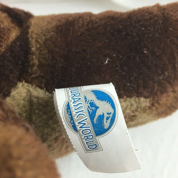 Jurassic World  Dinosaur T Rex Plush Stuffed Animal 7" Brown Travel Size Small C - Picture 8 of 9
